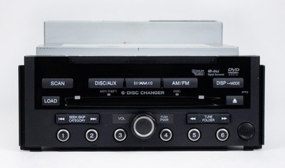 2010-12 Acura RDX AMFM SAT Radio 6 Disc CD DVD MP3 Player 39100-STK-A311-M1 3PR2