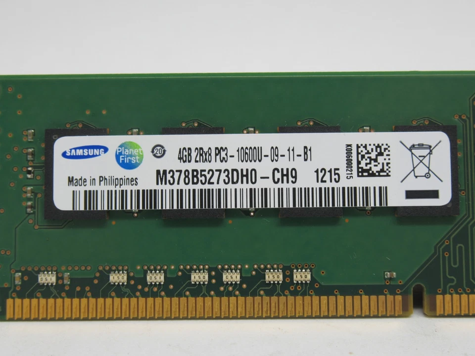 Samsung M378B5273DH0-CH9 SDRam Memory Module 4GB 1333MHz USED - Image 3 of 3