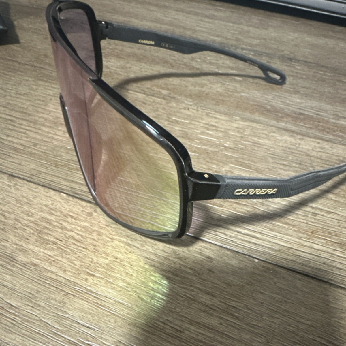 CARRERA 4017/S 0003 IR Shield Sunglasses - Black / Grey Carrera 4017/S Festival Edition Shield Black Mirrored Purple  main image 2