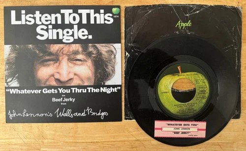 45 7" SP THE BEATLES JOHN LENNON WHATEVER GETS YOU THRU THE NIGHT