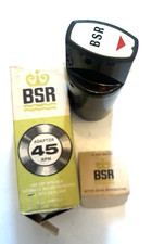 BSR 45 RECORD ADAPTER SPINDLE ADAPTOR NOS in BOX GREAT BRITAIN UA12 UA14 UA16