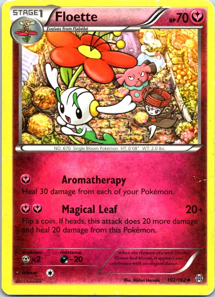 Floette 102/162 Uncommon XY - BREAKthrough HP Pokemon