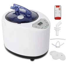2.6L Portable Sauna Steamer 1000W with Remote Control Home Spa Steam Generator