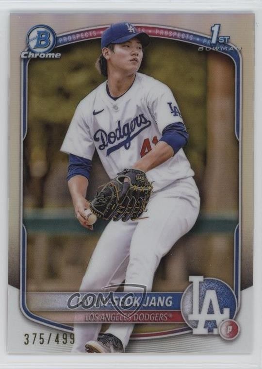 2025 Bowman Chrome Prospects Refractor 375/499 Hyun-Seok Jang #BCP-51 06l3