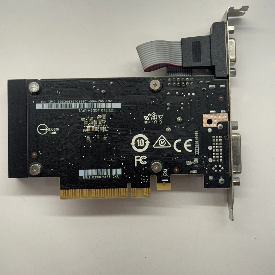 MSI NVIDIA GeForce GT 710 1GB DDR3 LP Low Profile Graphics Card HDMI DVI VGA (6) - Image 4 of 4