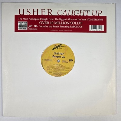 Usher - Caught Up 12'' Record 2004 Promo LaFace R&B Hip Hop 33 RPM