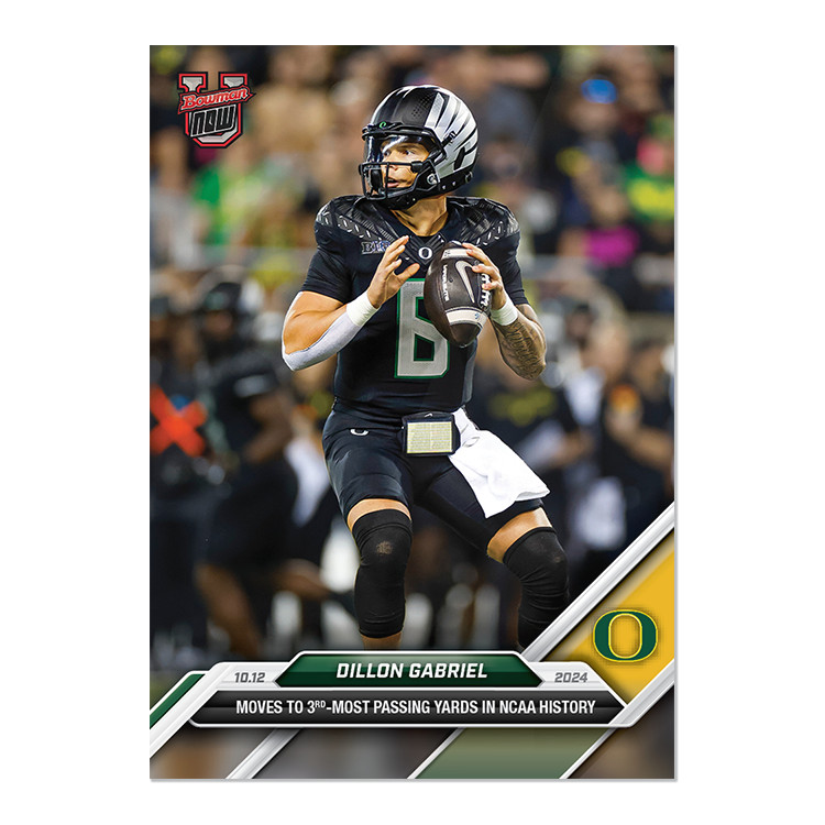 Dillon Gabriel - 2024-25 Bowman U Now Football Card 29 - Print Run: 1,198