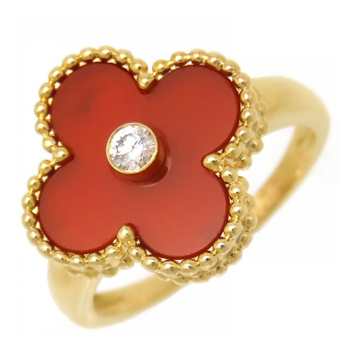 Van Cleef & Arpels Vintage Alhambra ring #51 VCARD40800 G750(K18YG) Women
