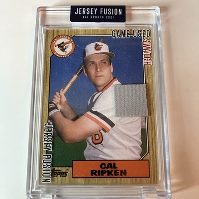 Cal Ripken Jersey Fusion Game Used Patch Card JF-CRJ89 Baltimore Orioles