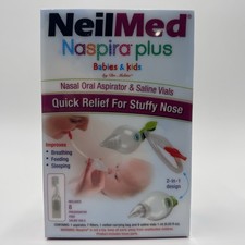 NeilMed Naspira plus Babies  kids by Dr. Mehta  Nasal Oral Aspirator  Saline