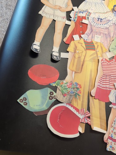 Vtg Original MARGARET O'BRIEN Paper Dolls 1940s Dolls Clothes Accessories CUT - Picture 12 of 12