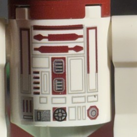 LEGO Star Wars Red Astromech Droid Minifigure Sw0534, V-wing Starfighter 75039
