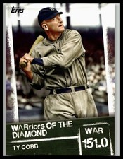2020 Topps WARriors of the Diamond  #WOD-13 Ty Cobb Detroit Tigers