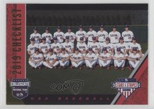 2019 Panini Stars & Stripes Longevity USA Baseball Collegiate National Team 2u3