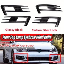 High-Quality Fog Light Lower Bumper Grille Cover for VW Golf 7 MK7 GTI 2014-2017