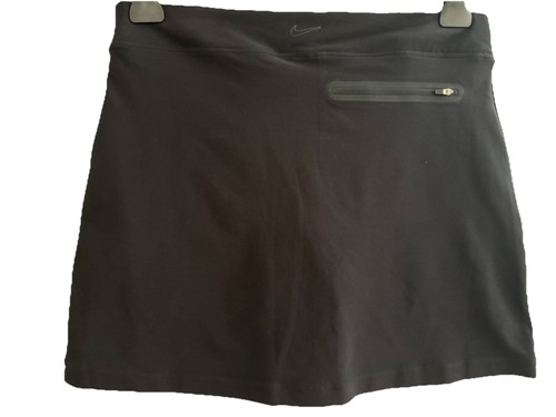 Nike Tour Performance Dri-fit Golf Skort Black Zip Pockets L 452803 NWT $75 - Picture 5 of 9