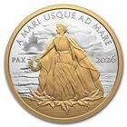 2026 Canada 1 oz Silver $1 Yellow Gold Peace Dollar Proof