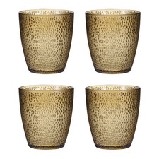 4Pcs 7oz Acrylic Drinking Glasses Plastic Reusable Tumblers Coffee