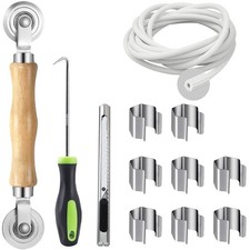 Window Screen Repair Kit, Screen Spline, Screen Roller Tool, Spline Removal H...