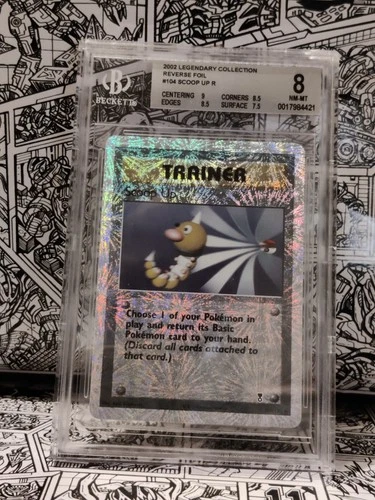 2002 Pokemon Legendary Collection Reverse Foil #104 Scoop Up R BGS 8
