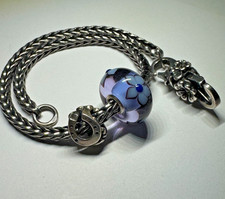 Trollbeads Set Buona Fortuna Edizione Limitata con Chiusura, 2 Perline e Bracciale 19cm
