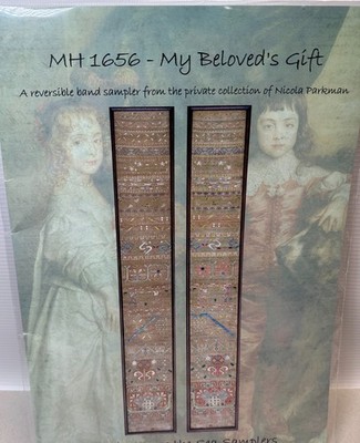 Hands Across The Sea Samplers MY BELOVED'S GIFT Cross Stitch Pattern & Legend
