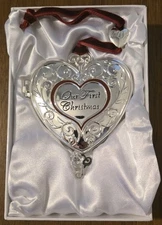 🎄🎁Things Remembered Our First Christmas Ornament Picture Frame w/2012 tag🎁🎄