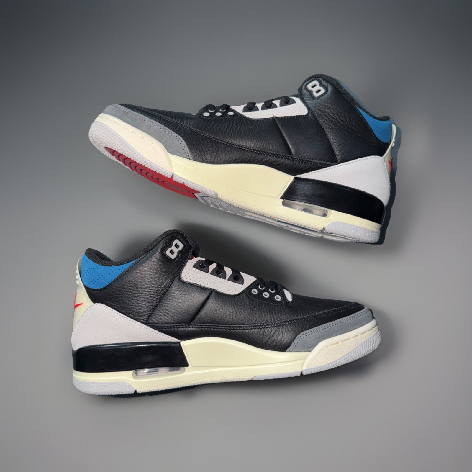 New Jordan Retro 3 Rare Air Men's Sneakers Size 10 Men’s + Xtra Laces thumbnail 3