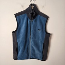 Helly Hansen Size M Full-Zip Fleece Vest Blue...
