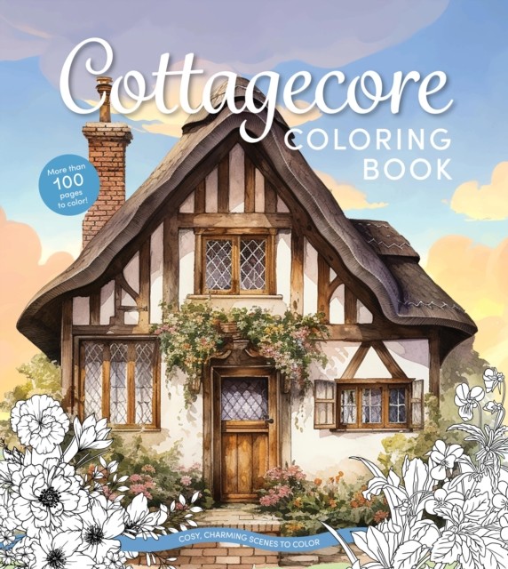 Cottagecore Coloring Book by Editors of Chartwell Books (Paperback Book)