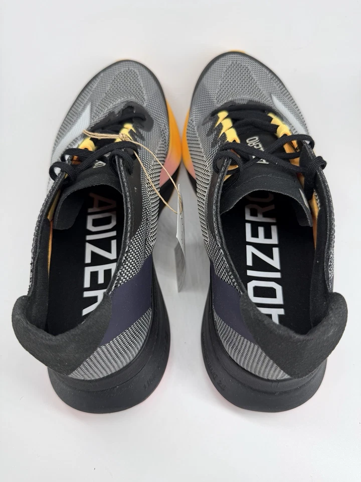 Size 9.5 Adidas Adizero Boston 12 Black Orange Shoes IF9221 Women's Nby - Image 3 of 4