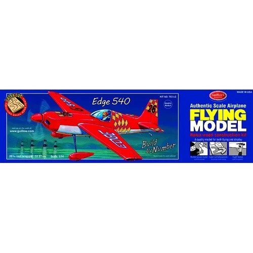 Guillow Edge 540 (Laser Cut) Balsa Wood Model Aircraft Kit 512.76mm WING SPAN