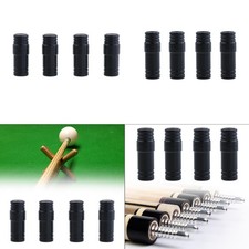 4 Pieces Billiard Cue Joint Protectors Stick Joint Protectors for Pool Cue Cases