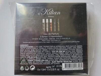 KILIAN Paris Mini Best-Sellers Perfume Discovery Set 5 x 0.05 fl. oz. ~ BNIB ~