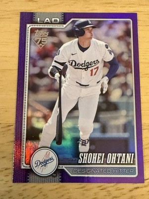 2026 Topps Series 1 - Shohei Ohtani #200 Purple Rainbow Foil 124/250