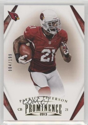 2013 Panini Prominence Gold 4/199 Patrick Peterson #3 oh8
