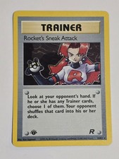 Rocket's Sneak Attack 16/82 Team Rocket Holo 1st EDITION on eBay