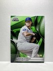 <!--F#f_0-->2025 Topps Chrome Black Justin Steele #105 Green Refractor /99 Chicago Cubs<!--F/-->