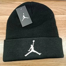 NWT Nike Air Jordan Beanie Jumpman Logo Embroidered Classic Knit Hat Unisex