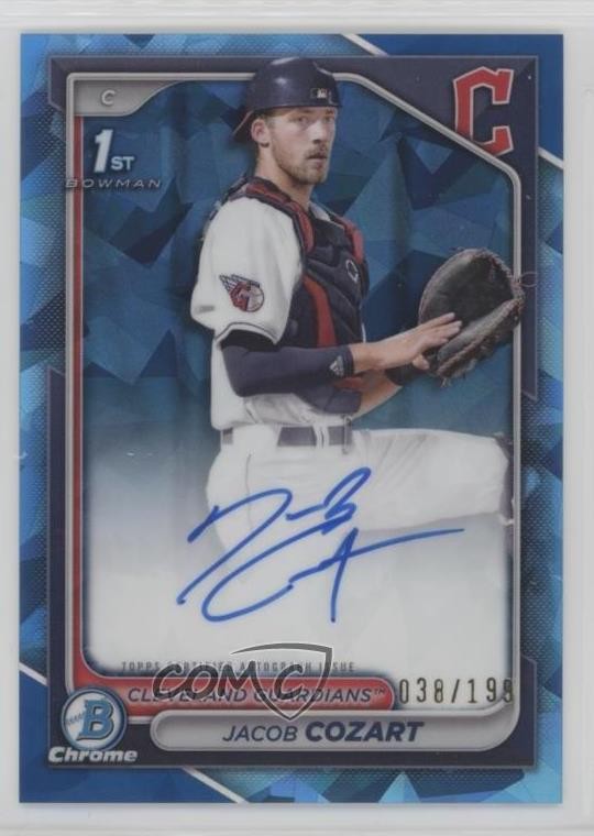 2024 Bowman Chrome Draft Sapphire Edition Prospect 38/199 Jacob Cozart Auto 19n6