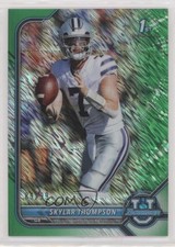 2021 Bowman U Chrome Prospects Green Shimmer Refractor 89/99 Skylar Thompson g1z