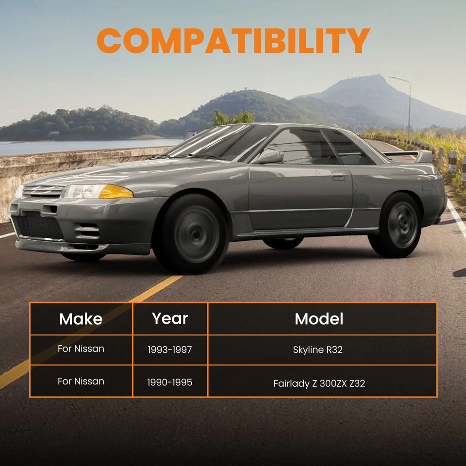 Par de brazos de control de inclinación superior de suspensión delantera para Nissan 300ZX Z32 1990-1996 Foto 4 de 4