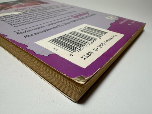 17th Print #12 Be Careful What You Wish For Goosebumps Book R.L. Stine Vintage - Picture 8 of 16