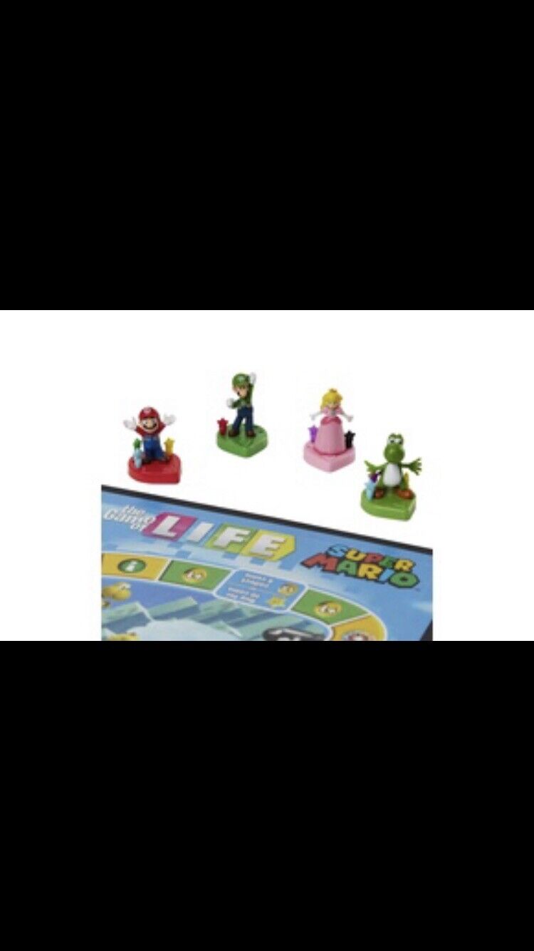 The Game of Life: Super Mario Edition Board Game for Kids Ages 8