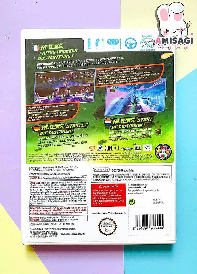 Ben 10: galactic Racing - Wii Nintendo Game 2011 Pal Condition Good - Image 2 of 3
