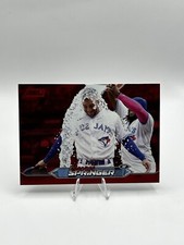 George Springer 2024 Topps Stadium Club RED FOIL PARALLEL #282 Toronto Blue Jays