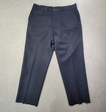 Vintage Levis Pants Mens 38x30 Navy Action Slacks Dacron High Rise Straight