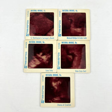 GAF Pana-Vue Slide Set Natural Bridge Va. Set of 5 Slides Virginia