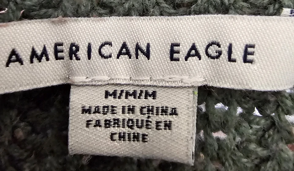 Camisa Suéter American Eagle Outfitters Mujer Talla M Mediana Multicolor Rayas Foto 2 de 4