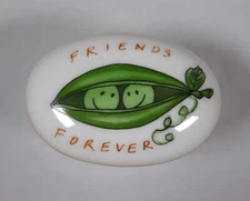 Friends Forever Two Peas in a Pod Ladybug Trinket Box Ann Marie Murray Vintage